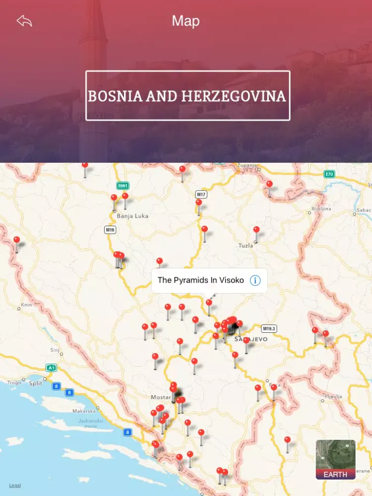 Tourism Bosnia and Herzegovina iPad  Screenshots