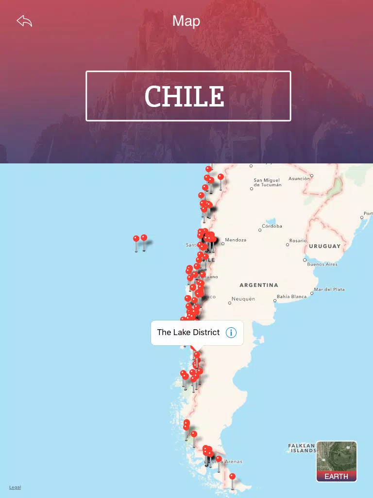 Capturas de pantalla de Chile Tourist Guide iPad 