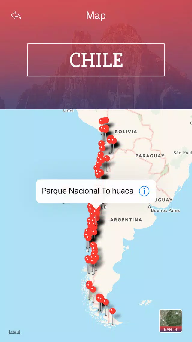 Capturas de pantalla de Chile Tourist Guide