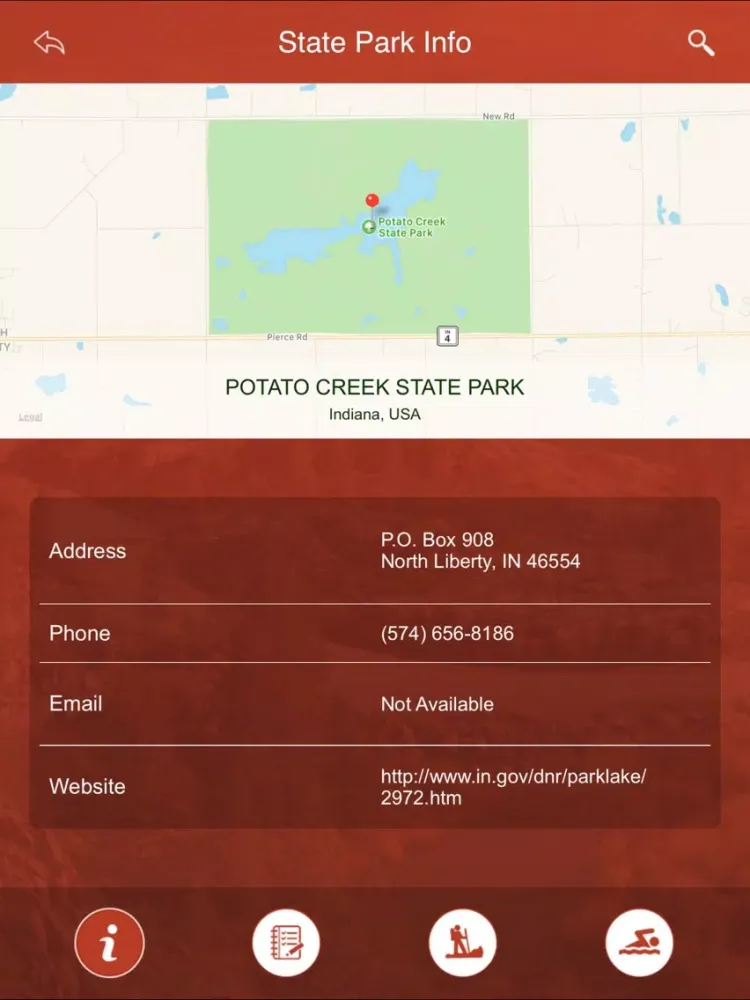 Indiana State Parks, Trails & Campgrounds iPad  Ekran Görüntüleri