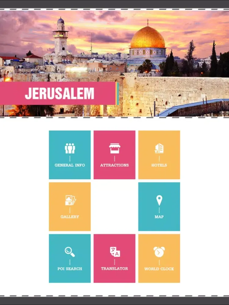 Jerusalem Tourist Guide iPad  স্ক্রিনশট