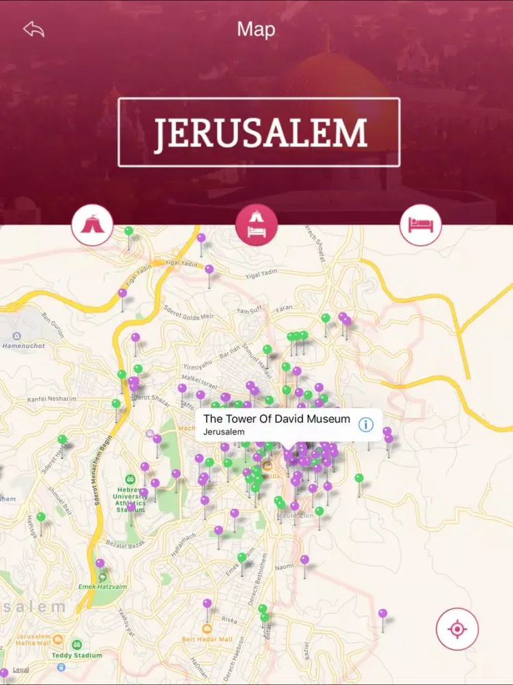 Jerusalem Tourist Guide iPad  স্ক্রিনশট