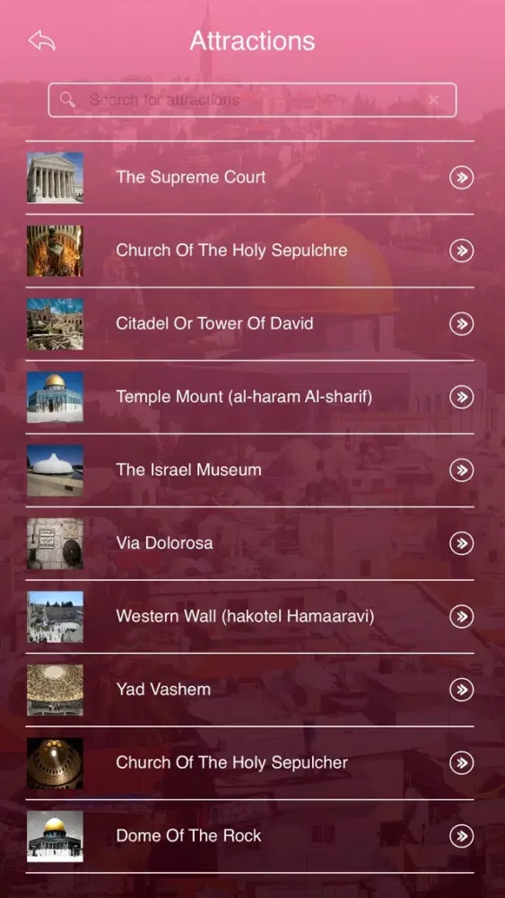 Jerusalem Tourist Guide স্ক্রিনশট