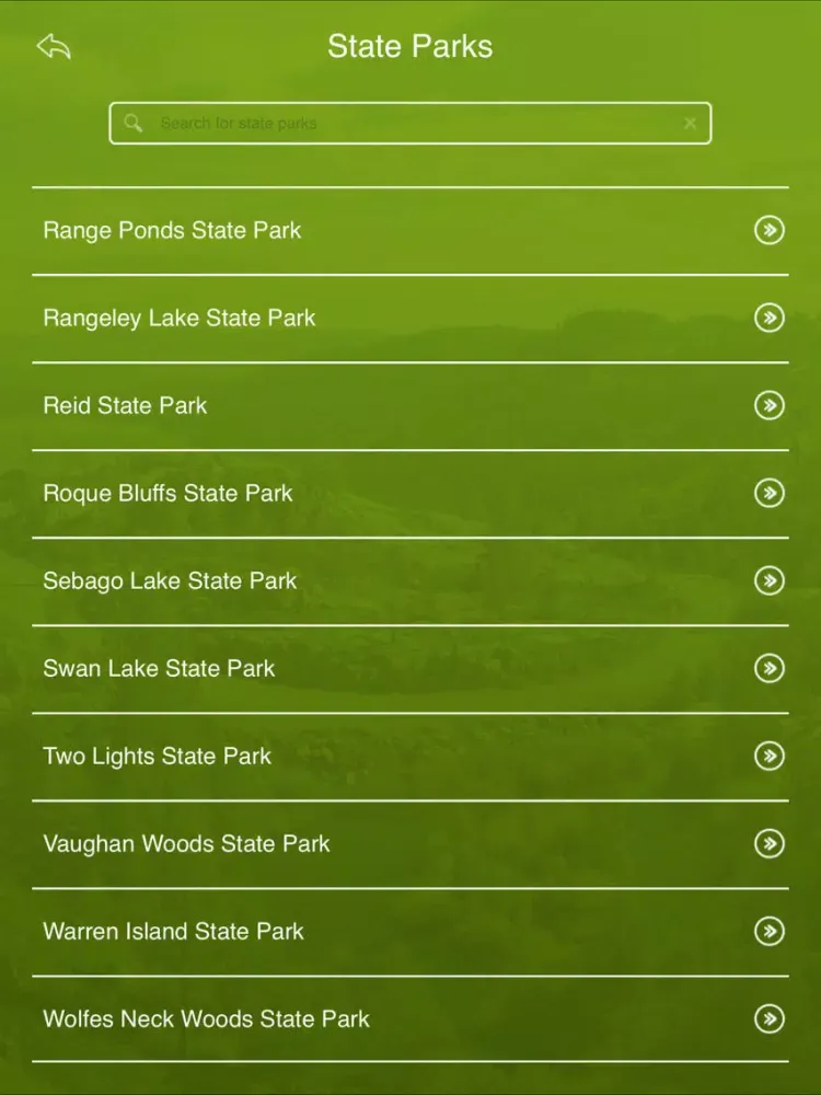 صور Maine State Parks iPad 