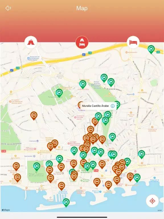 Tangkapan layar Marbella Tourism Guide iPad 
