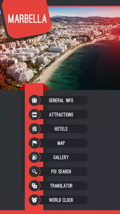 Tangkapan layar Marbella Tourism Guide