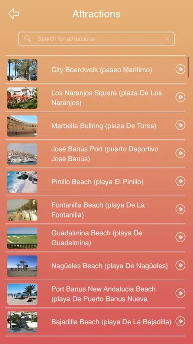 Tangkapan layar Marbella Tourism Guide