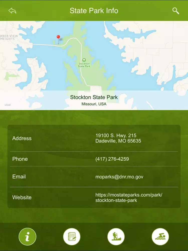 Screenshot di Missouri State Parks iPad 