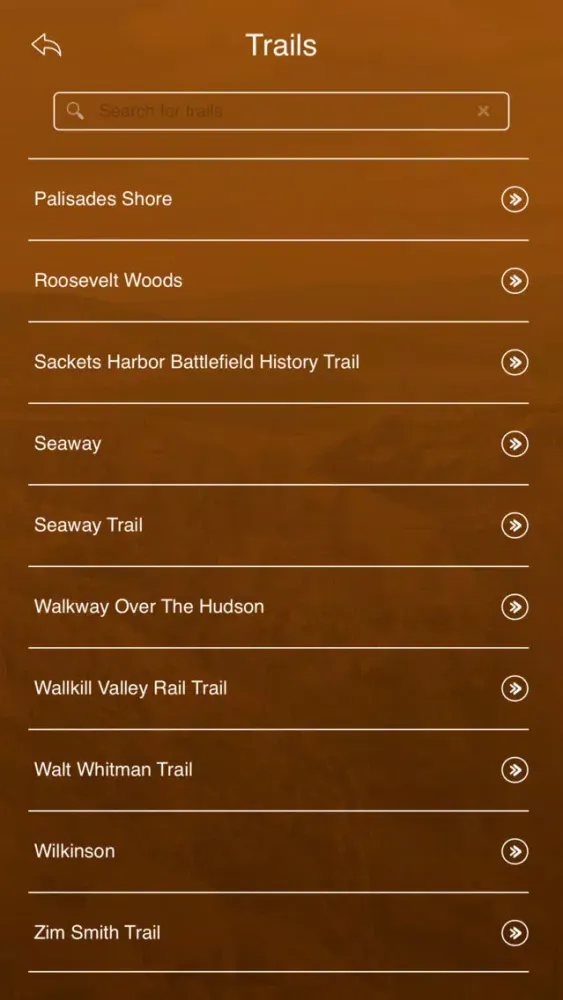 Capturas de tela do New York Trails