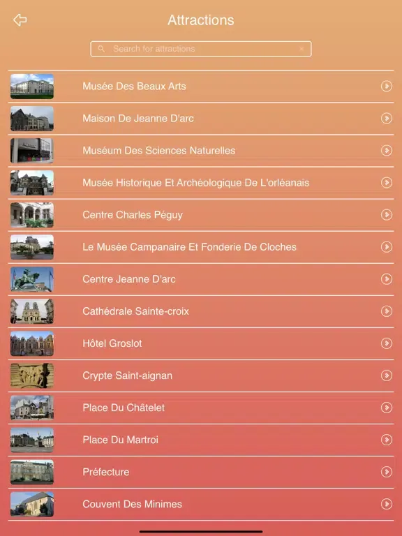 Tangkapan layar Orleans Travel Guide iPad 