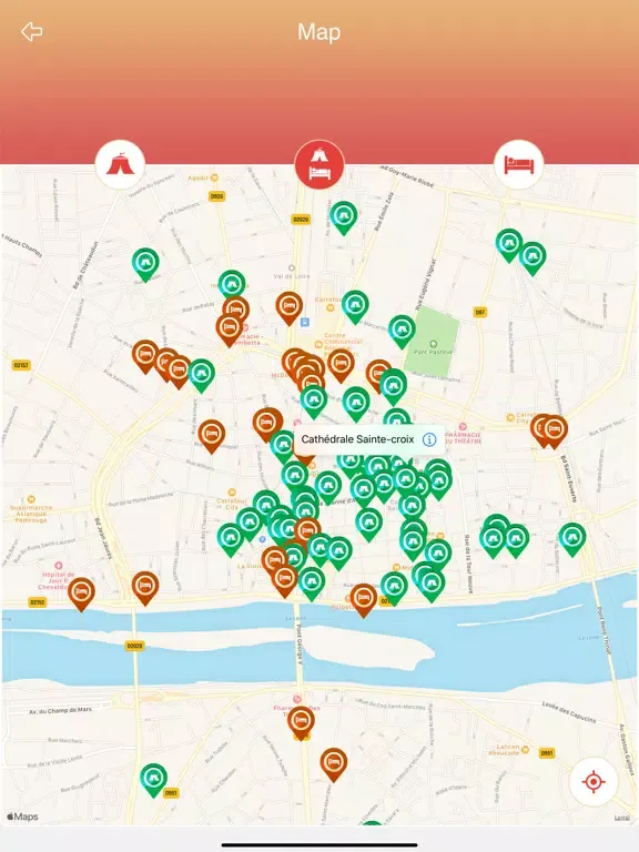 Tangkapan layar Orleans Travel Guide iPad 