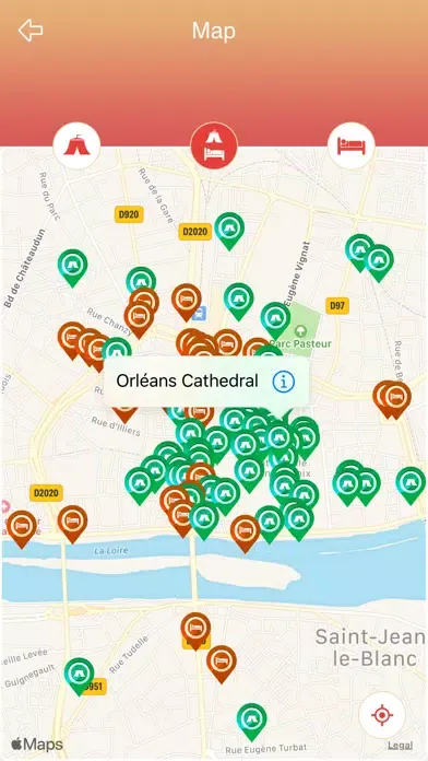 Tangkapan layar Orleans Travel Guide