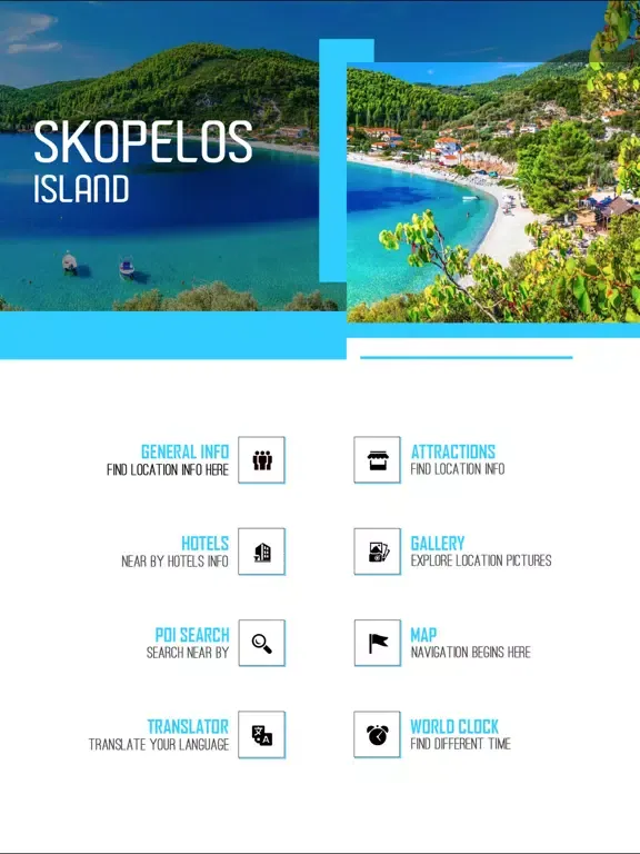 Capturas de pantalla de Skopelos Island Tourism Guide iPad 