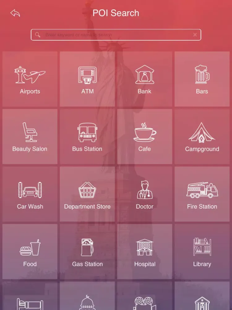 Capturas de pantalla de Tourism United States iPad 