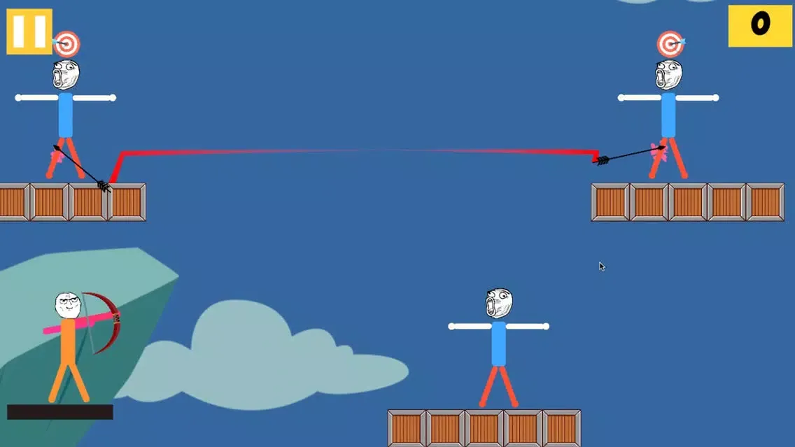 Captures d'écran de Mr Troll Stickman - Bow Quest