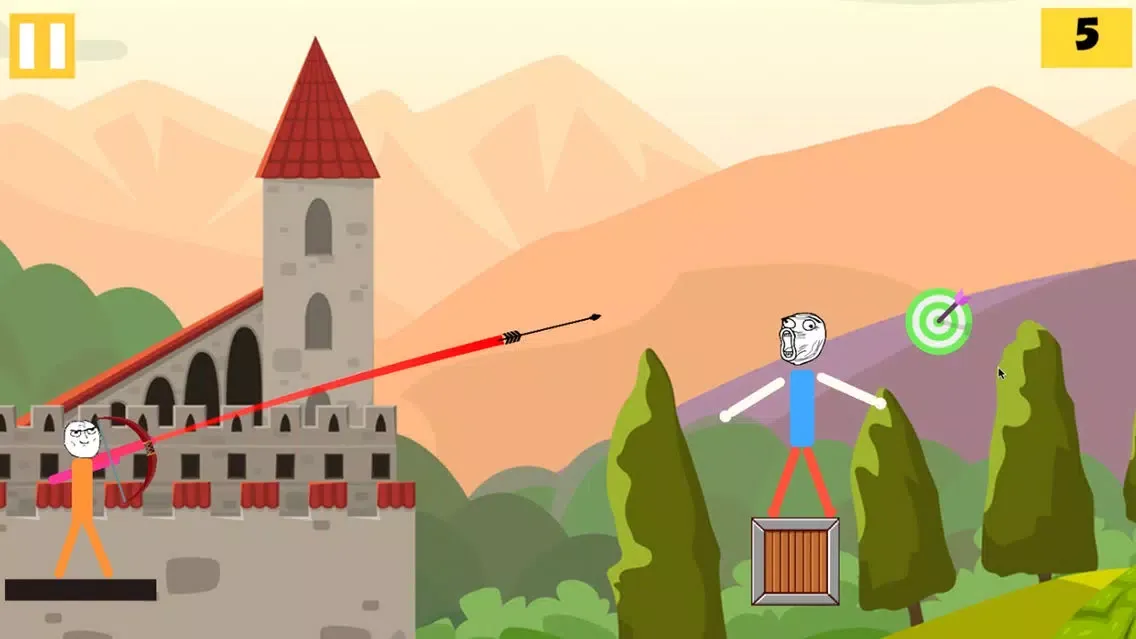 Captures d'écran de Mr Troll Stickman - Bow Quest