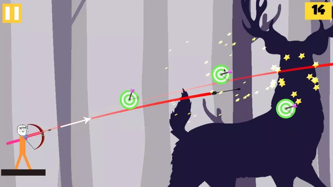 Captures d'écran de Mr Troll Stickman - Bow Quest