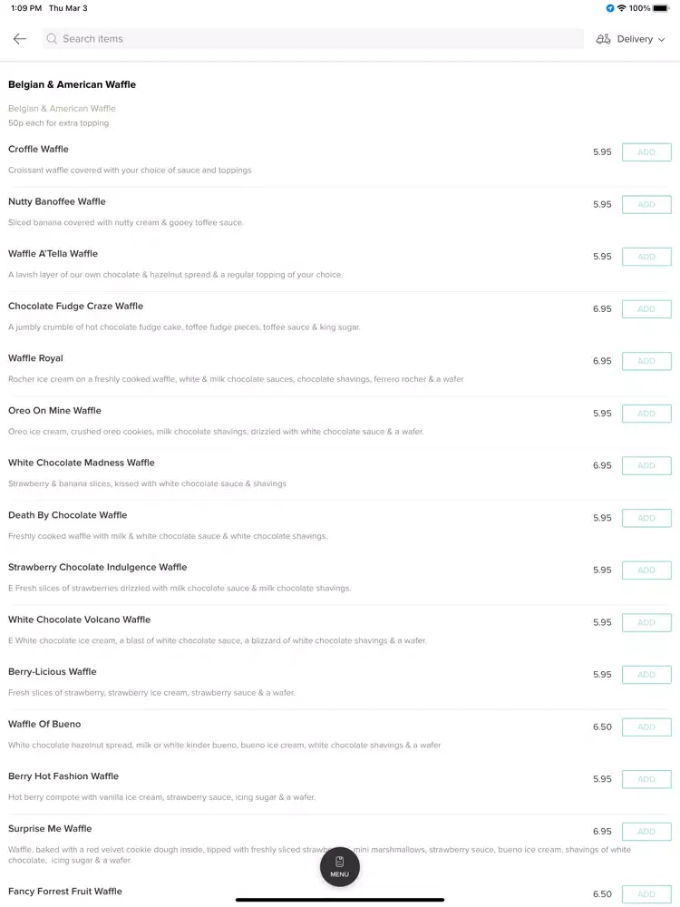 Capturas de pantalla de MR.T's Desserts iPad 