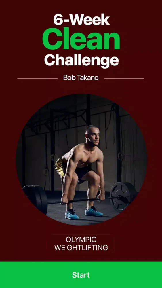 6-Week Clean Challenge Screenshots