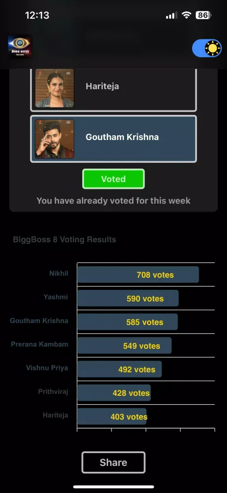 Biggboss Telugu Screenshots