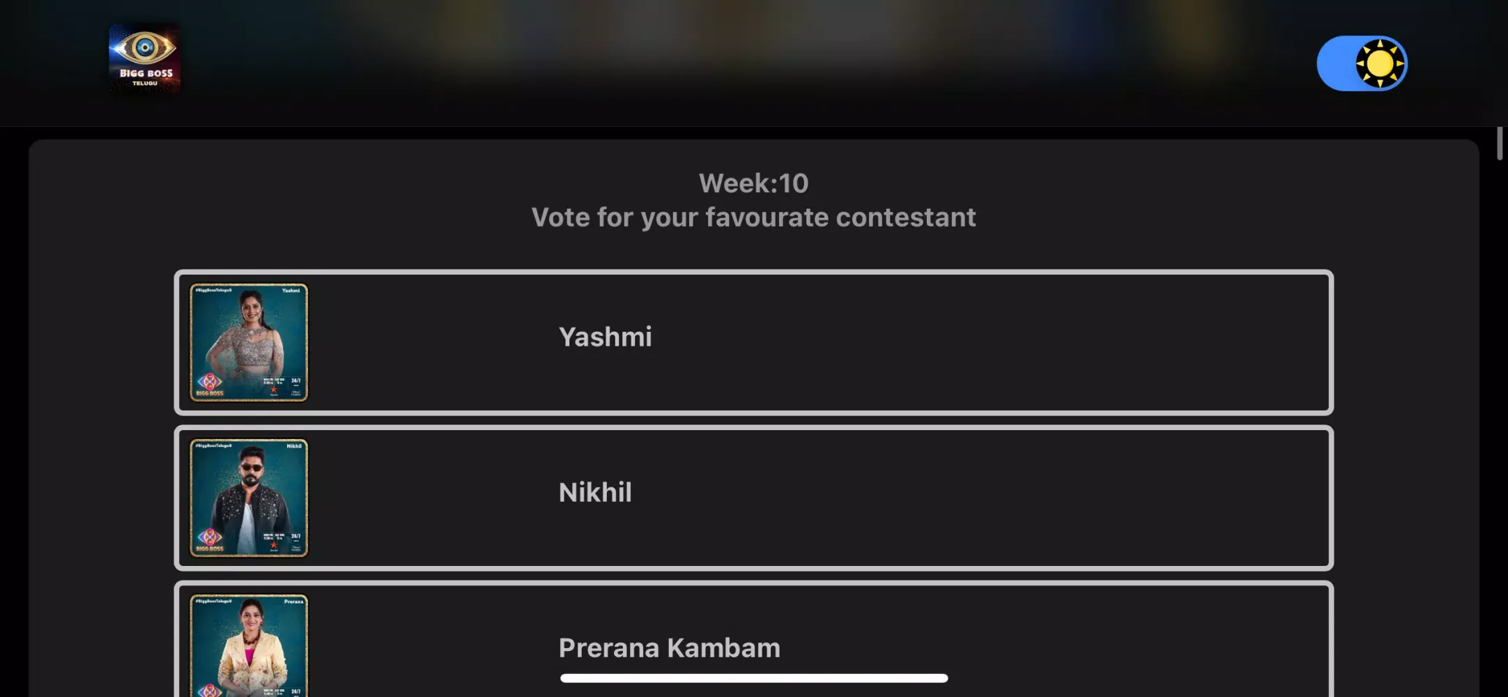 Biggboss Telugu Screenshots