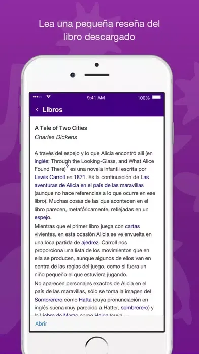 Captures d'écran de Biblioteca 2.0: Leer es mi Cuento