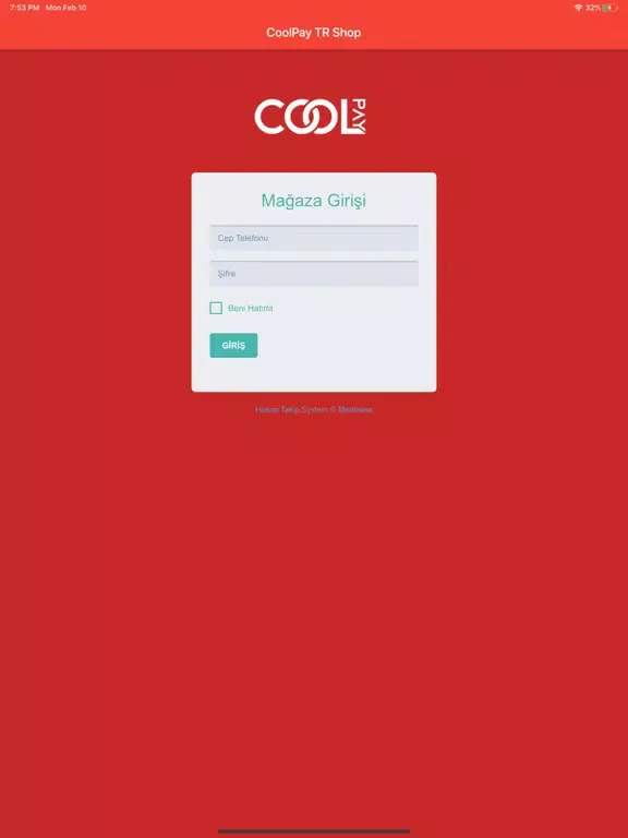 CoolPay TR Magaza iPad  স্ক্রিনশট