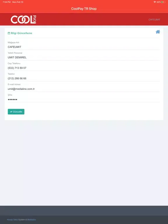 CoolPay TR Magaza iPad  স্ক্রিনশট