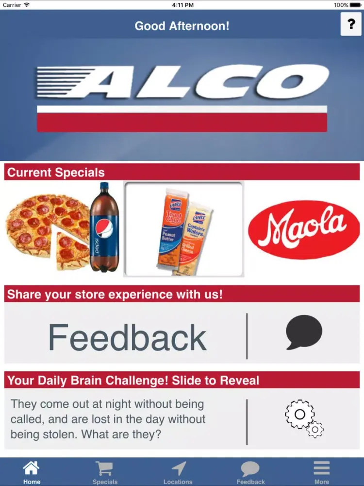 Alco Convenience Stores iPad 应用截图
