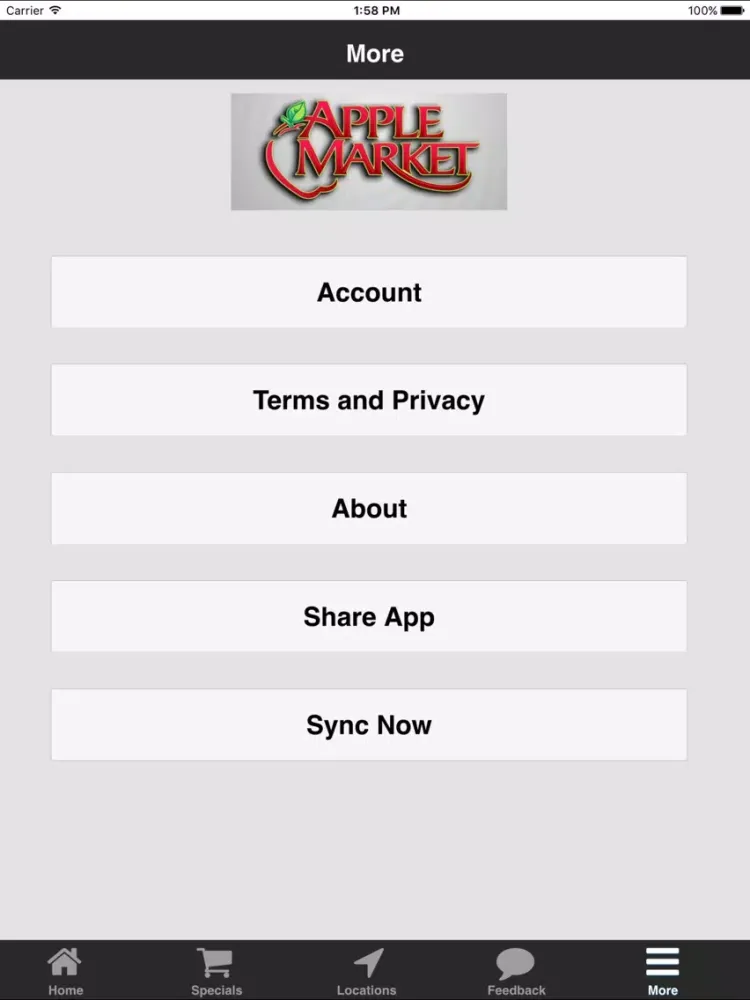 Скриншоты Apple Market Convenience Stores iPad 