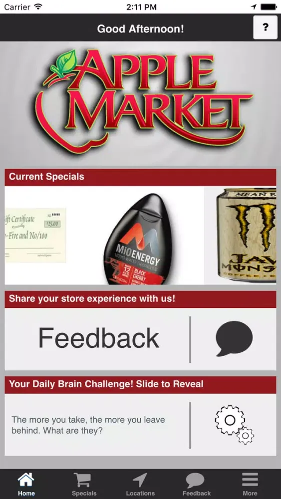 Скриншоты Apple Market Convenience Stores