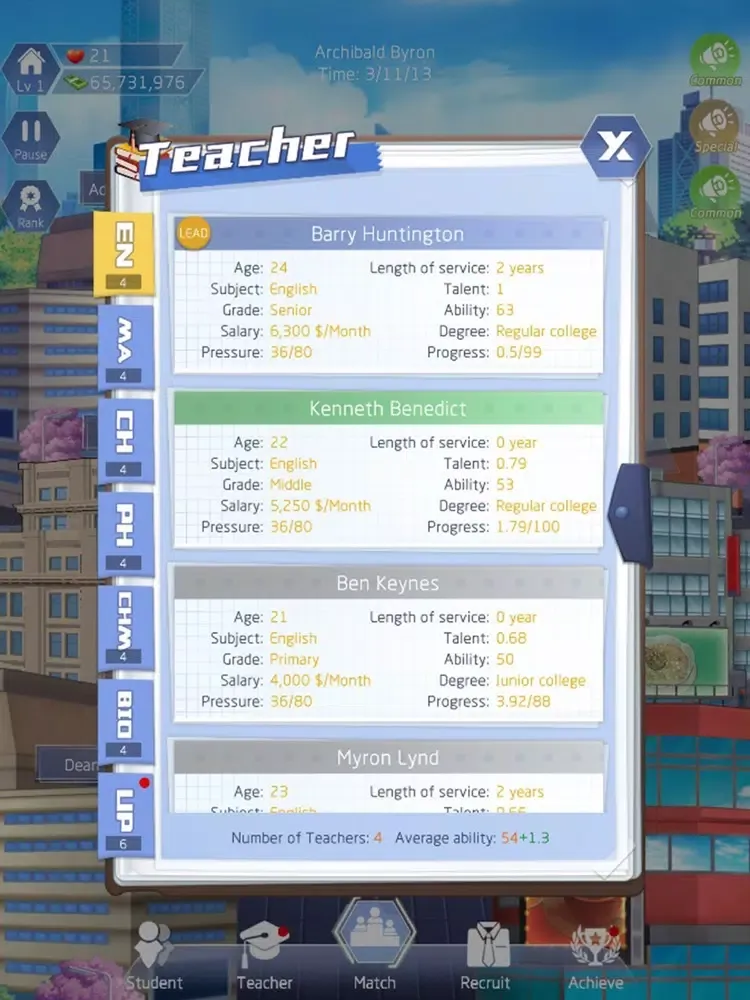 Ảnh chụp màn hình của I'm headmaster - School Game iPad 