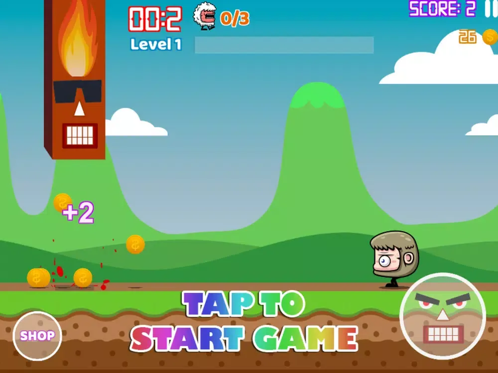 Wobble Man Cube Sticks iPad  سکرین شاٹس