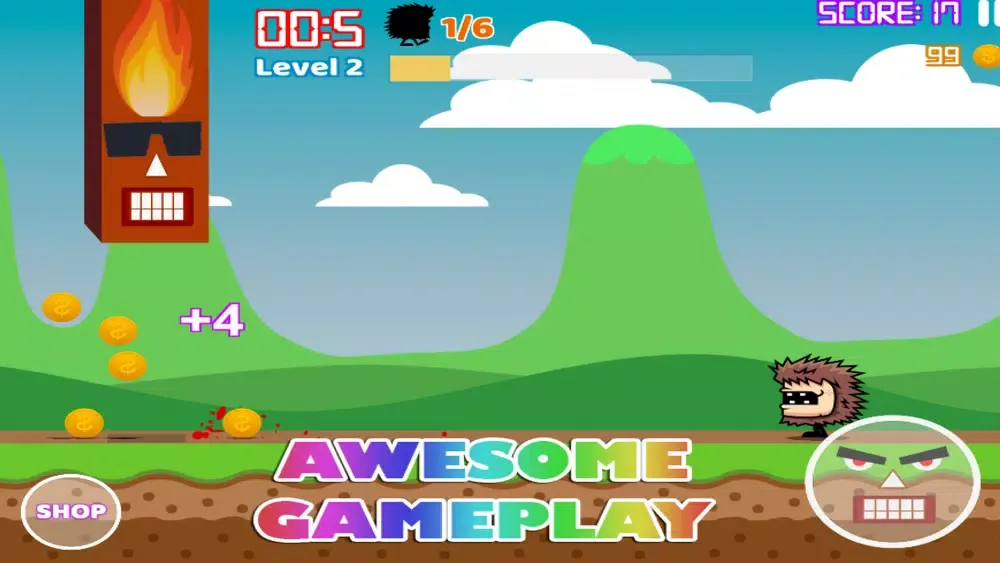 Wobble Man Cube Sticks سکرین شاٹس