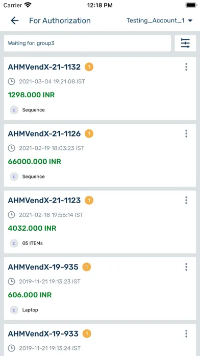 Capturas de pantalla de VENDX Buyer