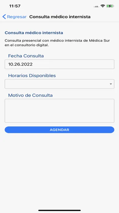 Captures d'écran de Médica Sur Consultorio