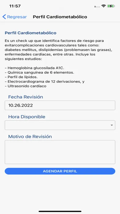 Captures d'écran de Médica Sur Consultorio