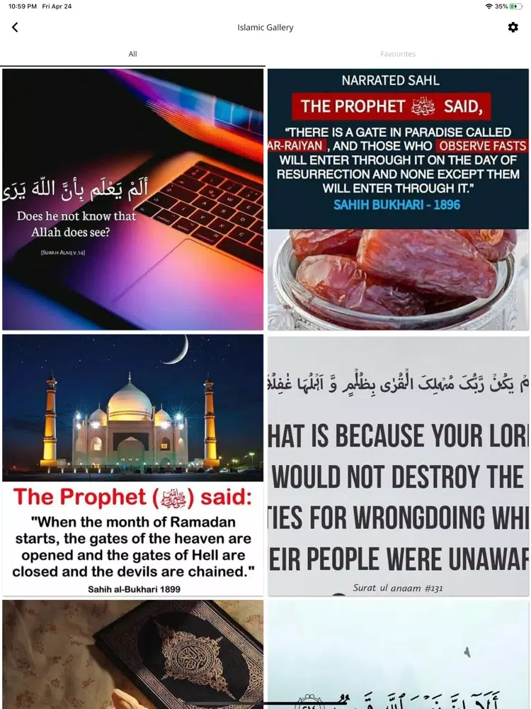 Скриншоты Al Quran ul Hakeem iPad 