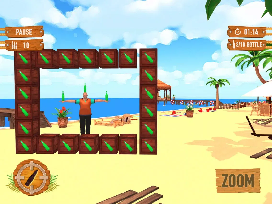 Zrzuty ekranu Bottle Smasher Expert Gunner iPad 