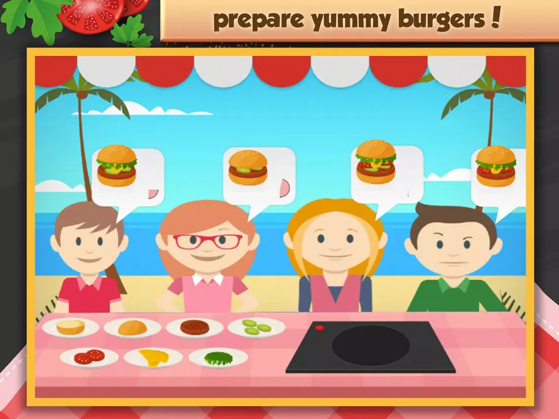 Capturas de pantalla de Burger Maker: Cooking Stand iPad 