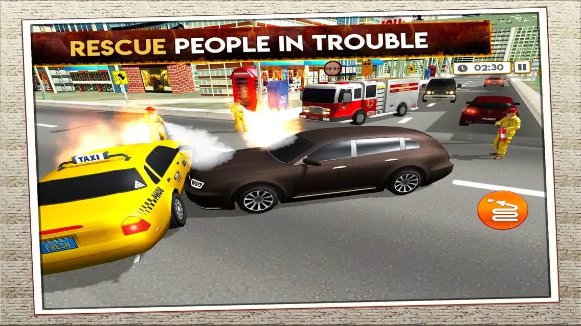 Capturas de tela do Firefighter 911 Rescue Truck