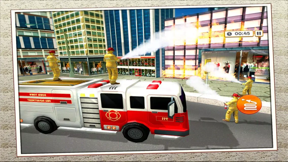 Capturas de tela do Firefighter 911 Rescue Truck