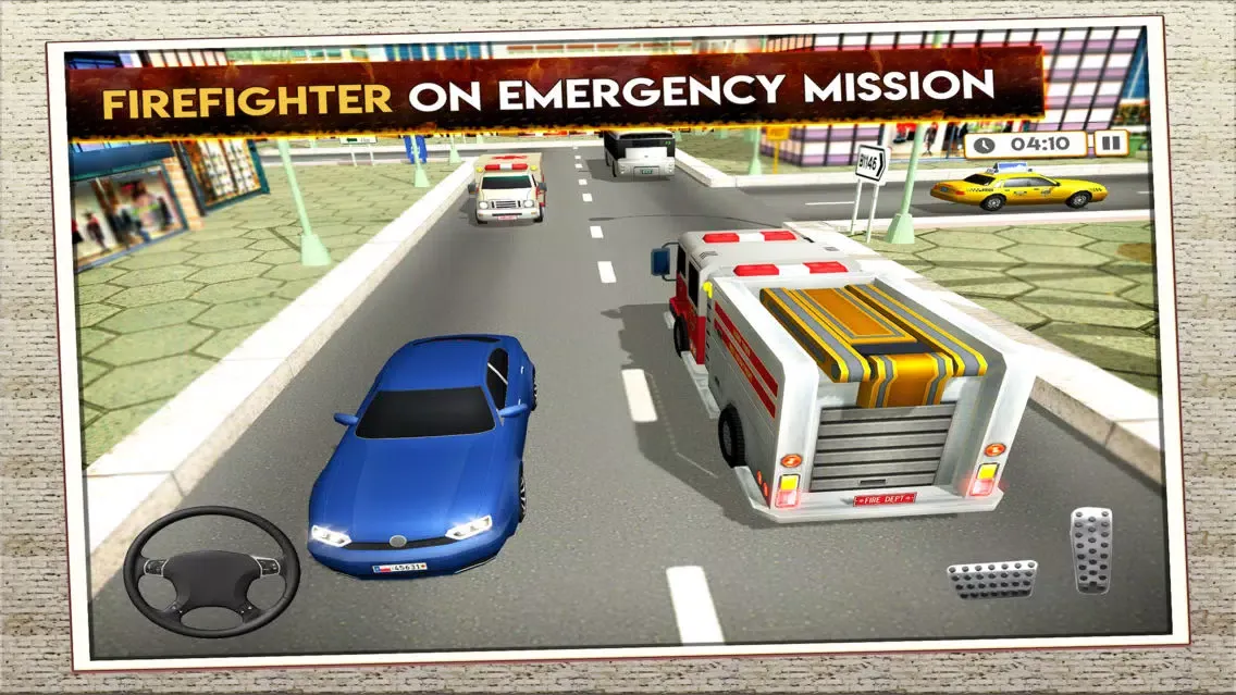 Capturas de tela do Firefighter 911 Rescue Truck