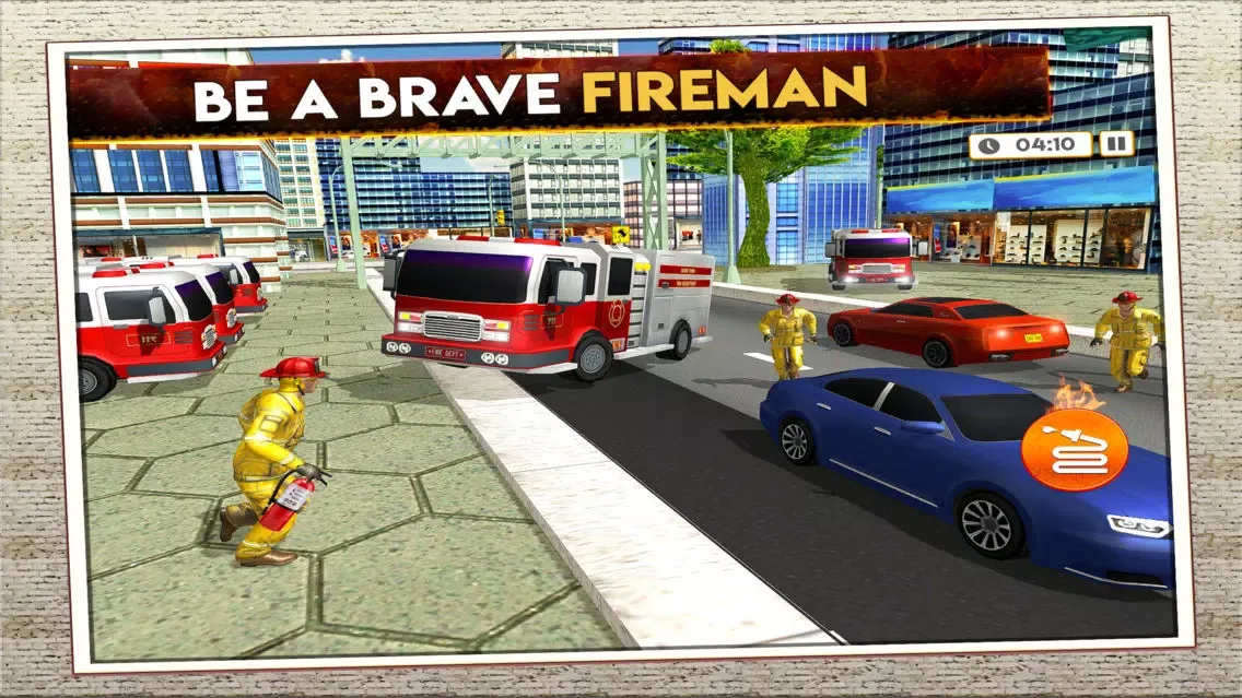 Capturas de tela do Firefighter 911 Rescue Truck