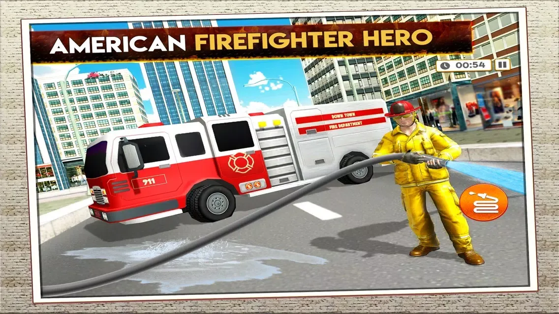 Capturas de tela do Firefighter 911 Rescue Truck
