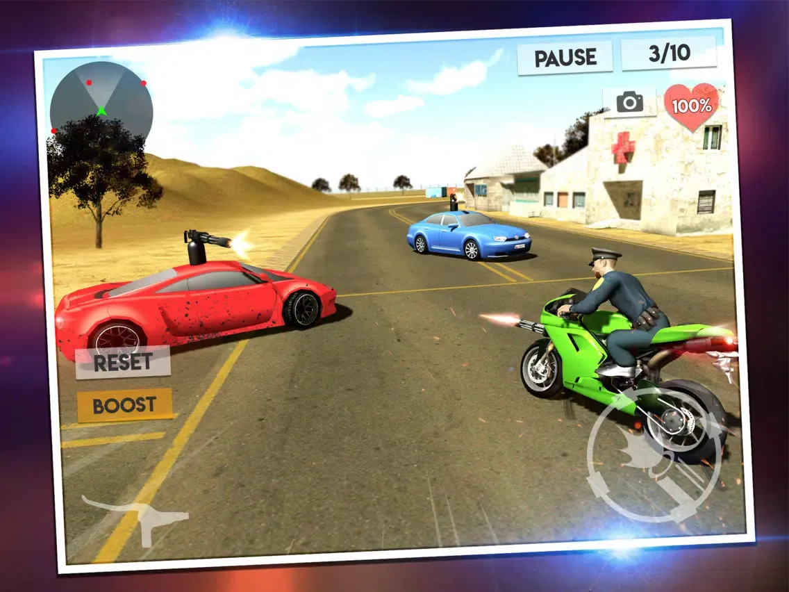 Ảnh chụp màn hình của Gangster Chase Police Shoot 3D iPad 