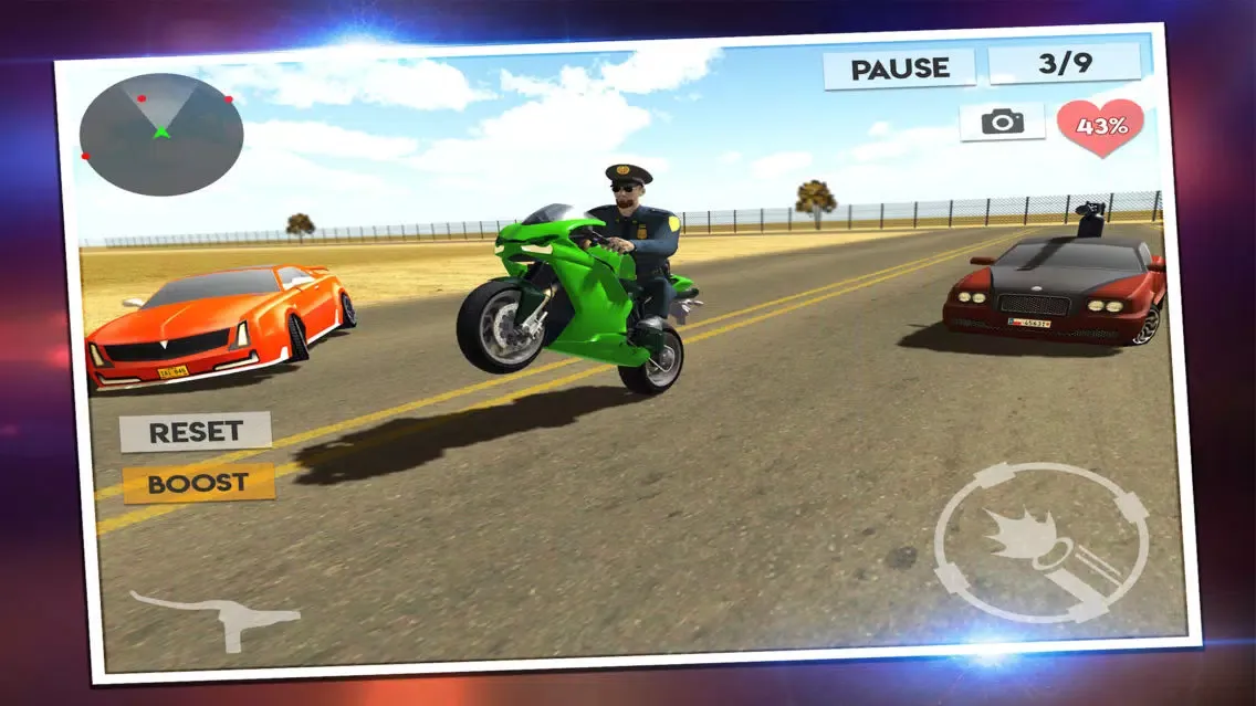 Ảnh chụp màn hình của Gangster Chase Police Shoot 3D