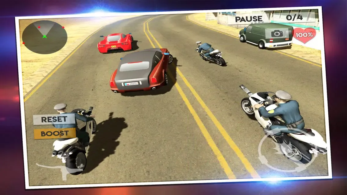 Ảnh chụp màn hình của Gangster Chase Police Shoot 3D