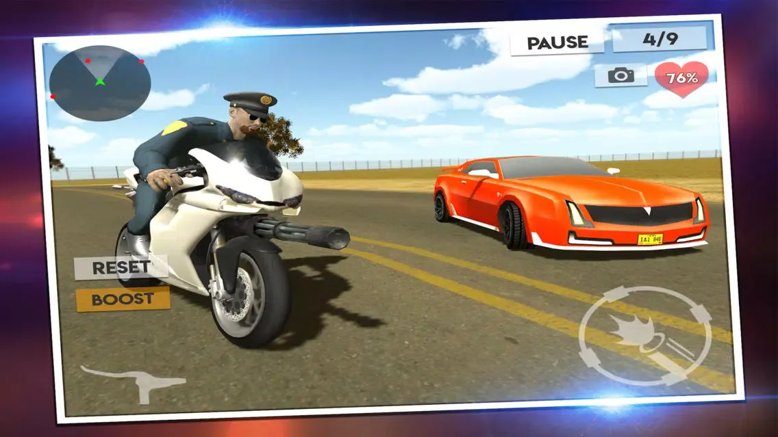 Ảnh chụp màn hình của Gangster Chase Police Shoot 3D