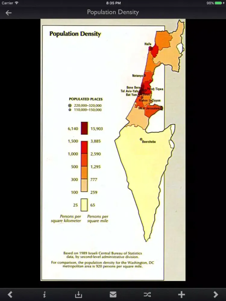 Capturas de pantalla de Atlas of the Middle East Guide! iPad 